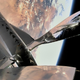 VSS Unity in space over New Mexico.
